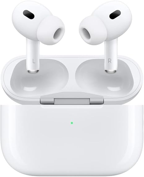 Apple AirPods Pro de 2ª generación con funda de carga inalámbrica MagSafe (USB-C) con Apple de garantía limitada de 1 año (cargador inalámbrico)