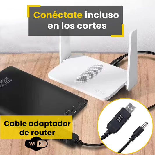 CABLE ADAPTADOR DE 5V A 12V PARA ROUTER